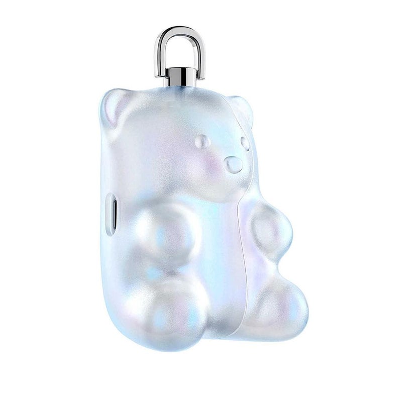 Cute Bear Case for AirPods Pro 2 – Soft Silicone Protective Cover with Bear Ears, Shock-Absorbing Skin for Wireless Charging, Clear or Pastel Colors, Fun Gift for Women Girls (Pink AirPods 3) - Image 4